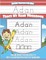 Adan Letter Tracing for Kids Trace my Name Workbook