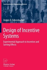 Design of Incentive Systems