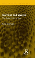 Marriage and Divorce