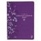 The Spiritual Growth Bible, Study Bible, NLT - New Living Translation Holy Bible, Faux Leather, Purple Debossed Floral