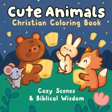 Cute Animals Christian Coloring Book