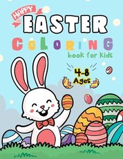 Happy Easter Coloring Book for Kids Ages 4-8