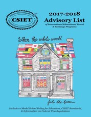2017-2018 Advisory List: Of International Educational Travel & Exchange Programs