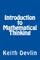 Introduction to Mathematical Thinking