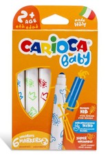 Flomasteriai SuperBaby CARIOCA 6 sp.