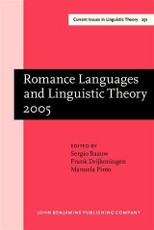 Romance Languages and Linguistic Theory 2005