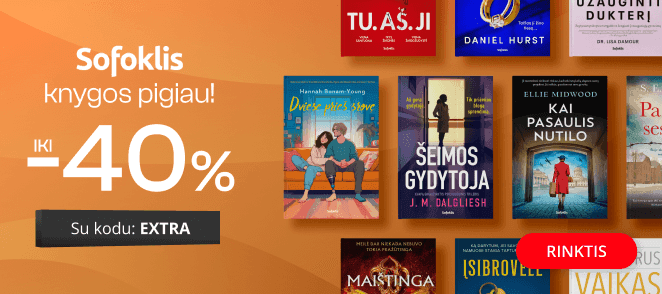 Leidyklos SOFOKLIS knygoms iki -40% extra nuolaidos!