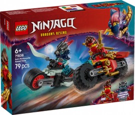 Ninjago rinkinys 71838: Kaio motociklų lenktynės.