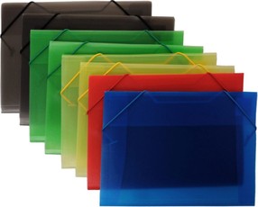 Aplankas plastikinis CENTRUM su gumele, A5