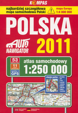 Polska (Lenkija). Kelių atlasas, 1 : 250 000