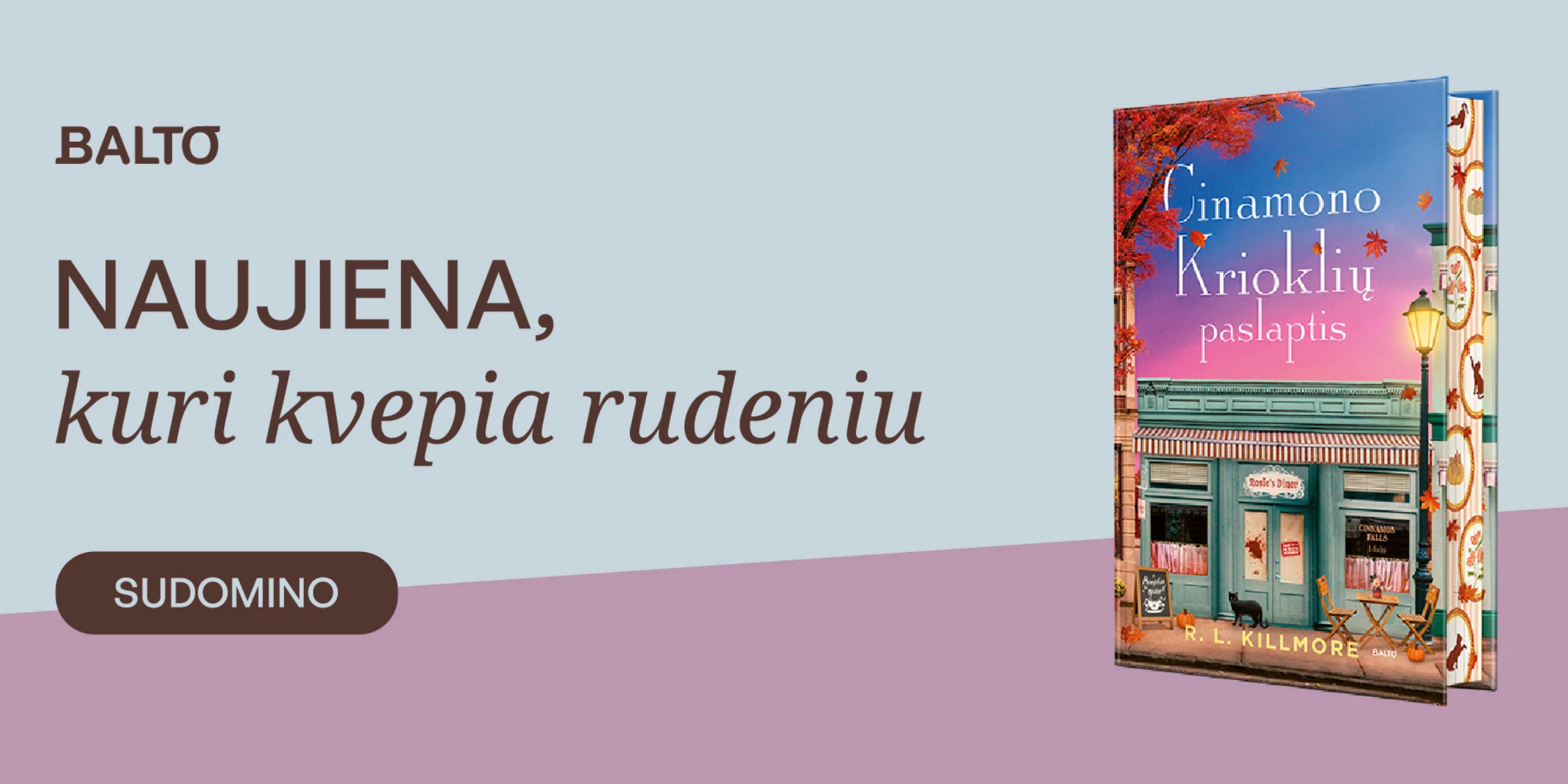 CINAMONO KRIOKLIŲ PASLAPTIS. Serijos „Cinnamon Falls“, 1 dalis