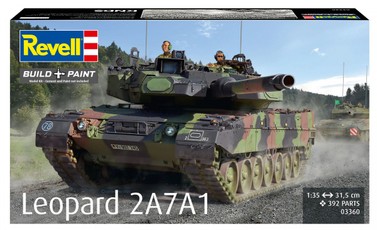 Plastikinis tanko modelis Leopard 2A7A1
