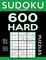 Sudoku Book 600 Hard Puzzles