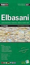 Elbasani Provinzkarte 1 : 110 000 GPS