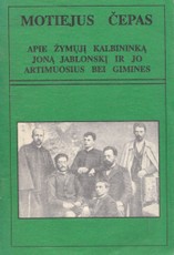 Apie žymųjį kalbininką Joną Jablonskį ir jo artimuosius bei gimines