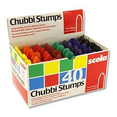 Vaškinės kreidelės Scola Chubbi Stumps