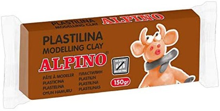 Plastilinas ALPINO 150g brown