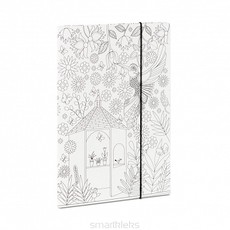 Mokyklinis aplankas kartoninis su guma VAUPE A4 viršelis su meno terapija