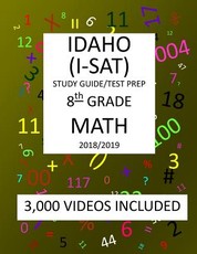 8th Grade INDIANA I-STEP+, 2019 MATH, Test Prep