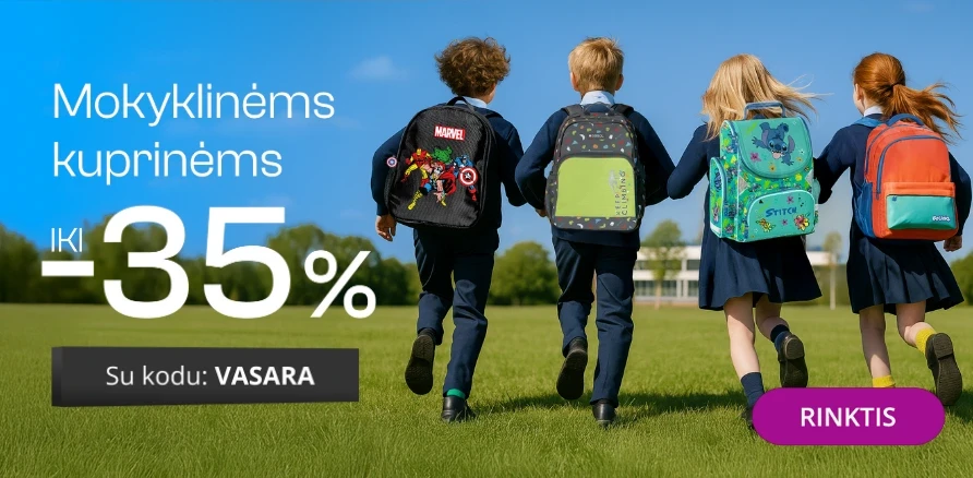 Kuprinėms ir jų aksesuarams - extra nuolaidos iki 35%