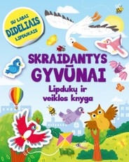 Skraidantys gyvūnai. Lipdukų ir veiklos knyga