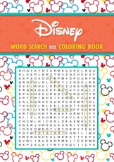 Disney Word Search and Coloring Book
