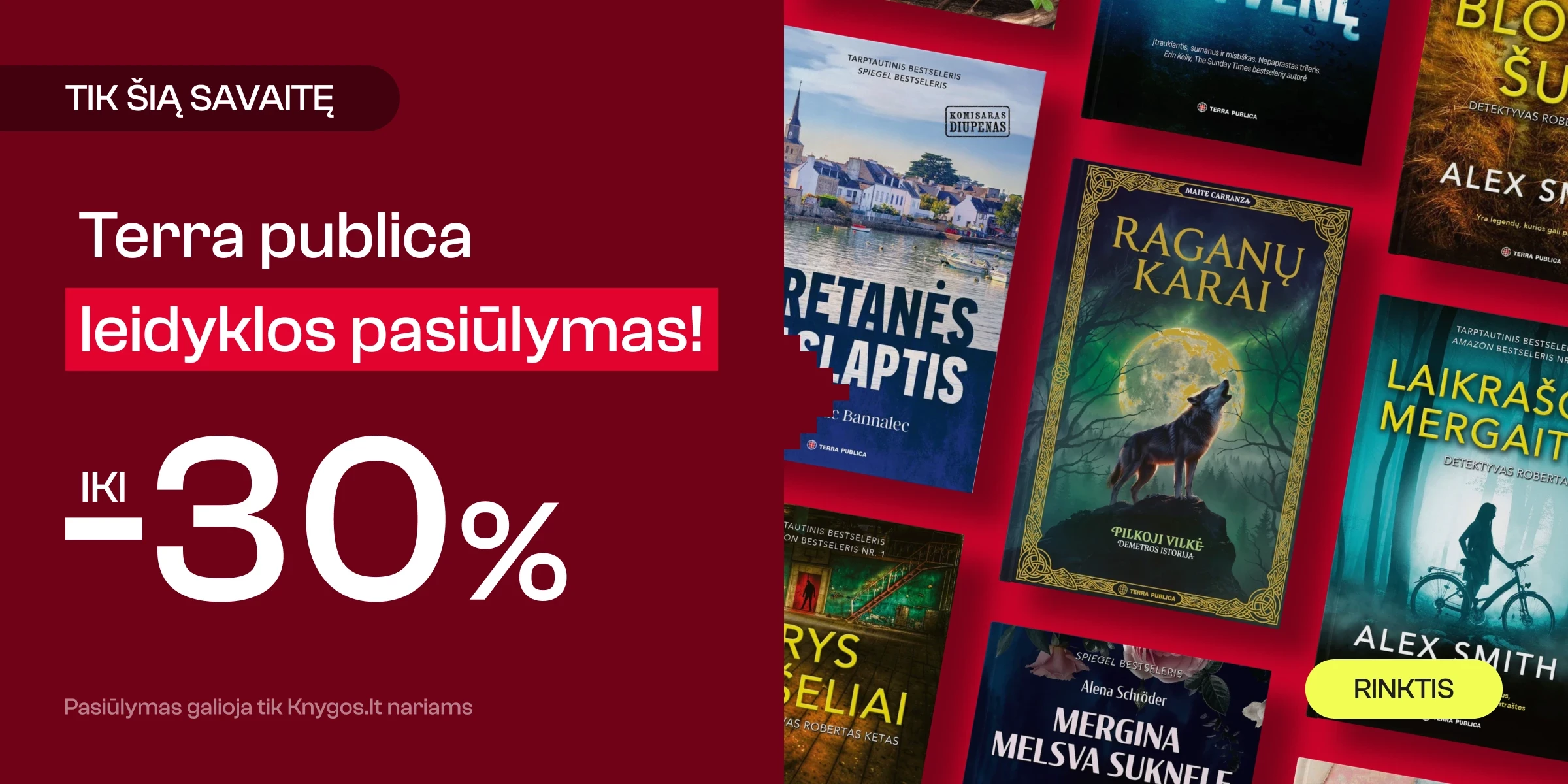 Leidyklos TERRA PUBLICA knygoms iki -30%!