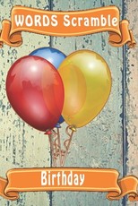 word scramble Birthday