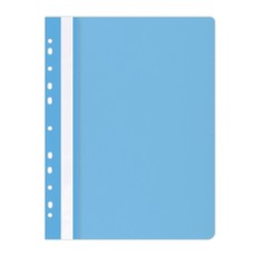 Segtuvėlis su euro perforacija A4 PP šv.mėlynas