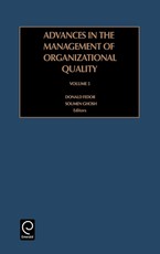 Advances in the Management of Organizational Quality