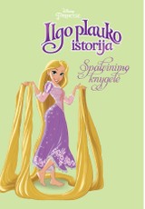 Ilgo plauko istorija. Spalvinimo knygelė