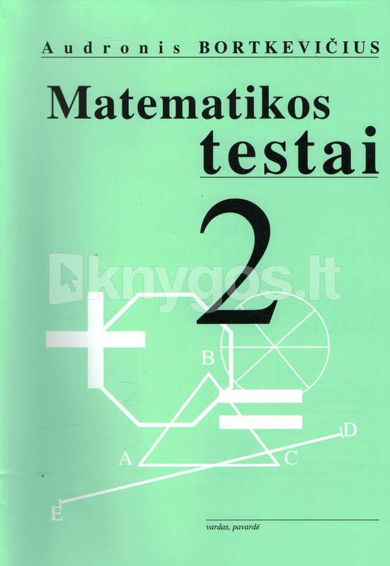 Moderate regulate Brawl Matematikos testai 2 klasei | Knygos.lt
