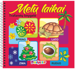 Metų laikai. Trafaretų knygelė