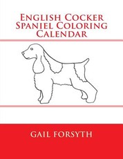 English Cocker Spaniel Coloring Calendar