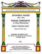 Violin Concerto in One Movement; Solo Violin Part