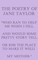 The Poetry Of Jane Taylor