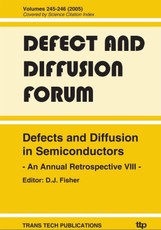 Defects and Diffusion in Semiconductors - an Annual Retrospe