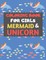 Coloring Book For Girls Mermaid & Unicorn