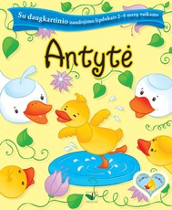 Antytė. Su daugkartiniais lipdukais 2-4 metų vaikams