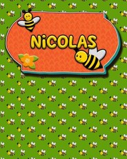 Handwriting Practice 120 Page Honey Bee Book Nicolas