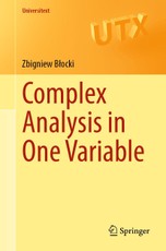 Complex Analysis in One Variable