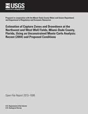 Estimation of Capture Zones and Drawdown at the Northwest and West Well Fields, Miami-Dade Country, Florida, using an Unconstrained monte Carlo Analysis