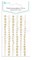 Lipnūs perlai mix 120vnt gold