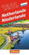 Hallwag Strassenkarte Niederlande 1:200.000