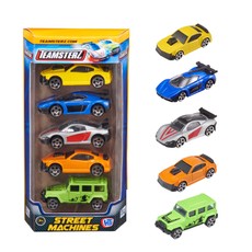 TEAMSTERZ Gatvės automobiliai, 5 vnt., 7,5cm