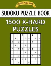 Sudoku Puzzle Book, 1,500 EXTRA HARD Puzzles