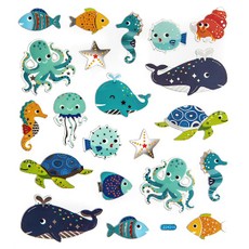 Lipdukai POVANDENINIS PASAULIS 21vnt