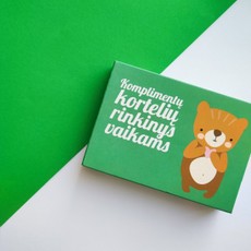 Komplimentų kortelių rinkinys vaikams