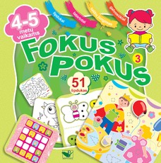 Fokus pokus 3. Ugdomieji žaidimai vaikams + 51 lipdukas!
