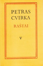 Petras Cvirka. Raštai V tomas